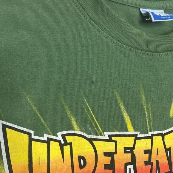 UNDEFEATED Football Electric Supercharged Green T Shirt Size M - Picture 5 of 5